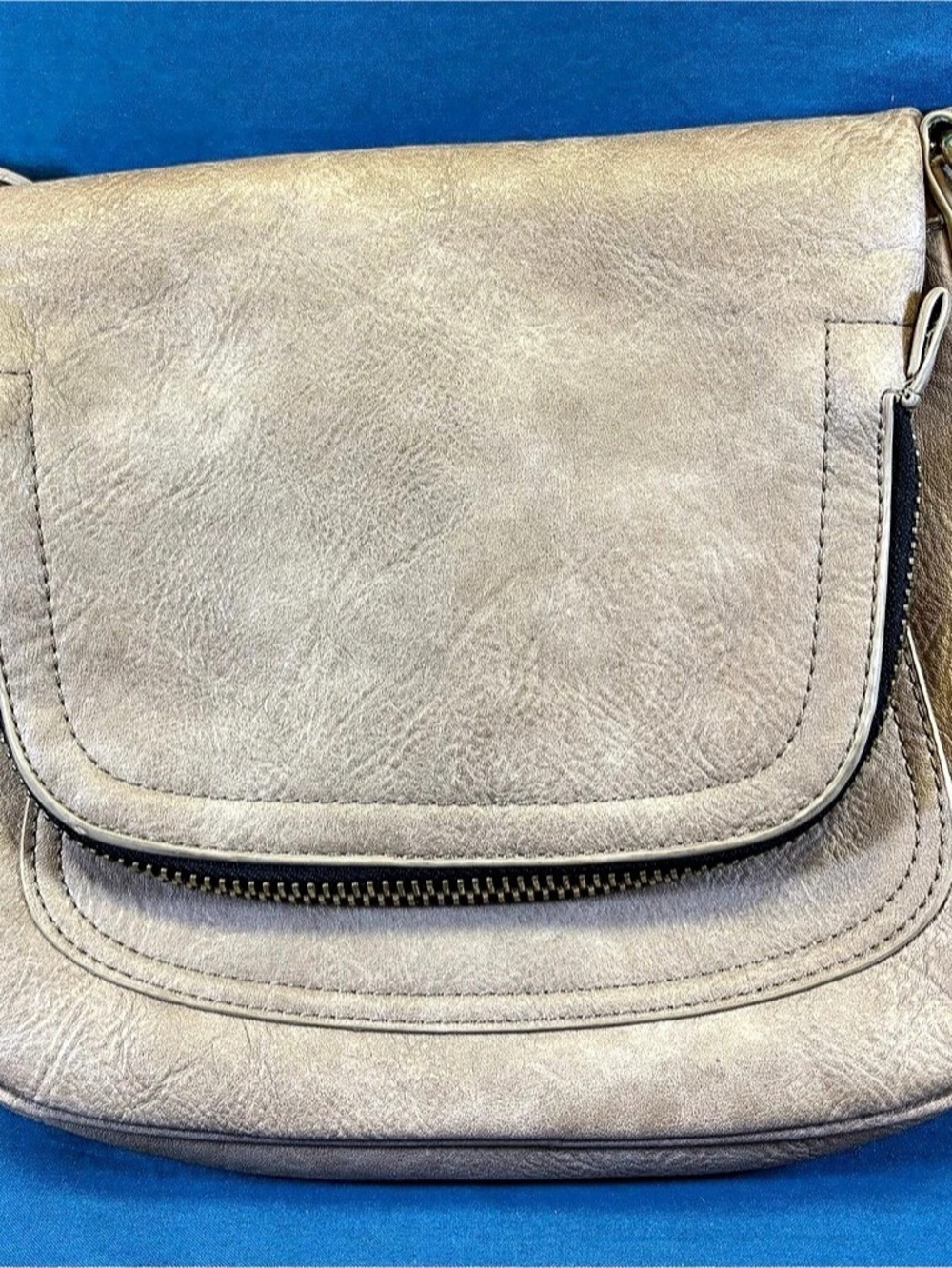 Madison West Beige Crossbody Bag